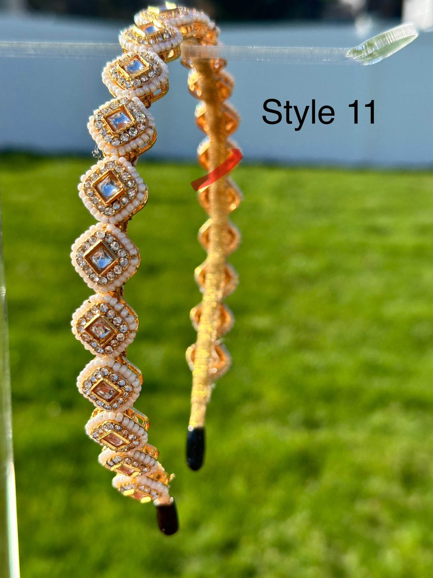 Myra Handmade Kundan Headband / Hairband