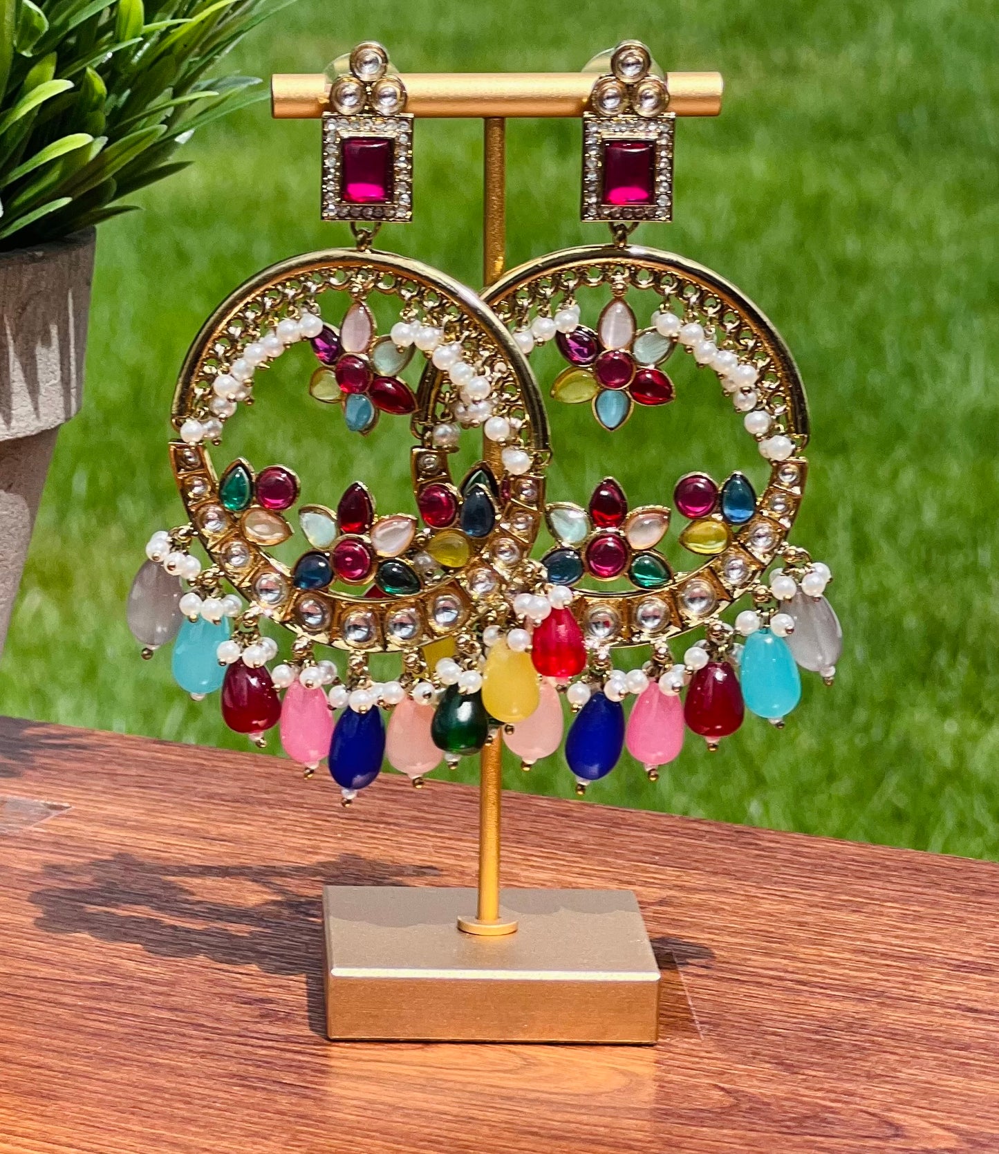 Bhavna Kundan Earrings