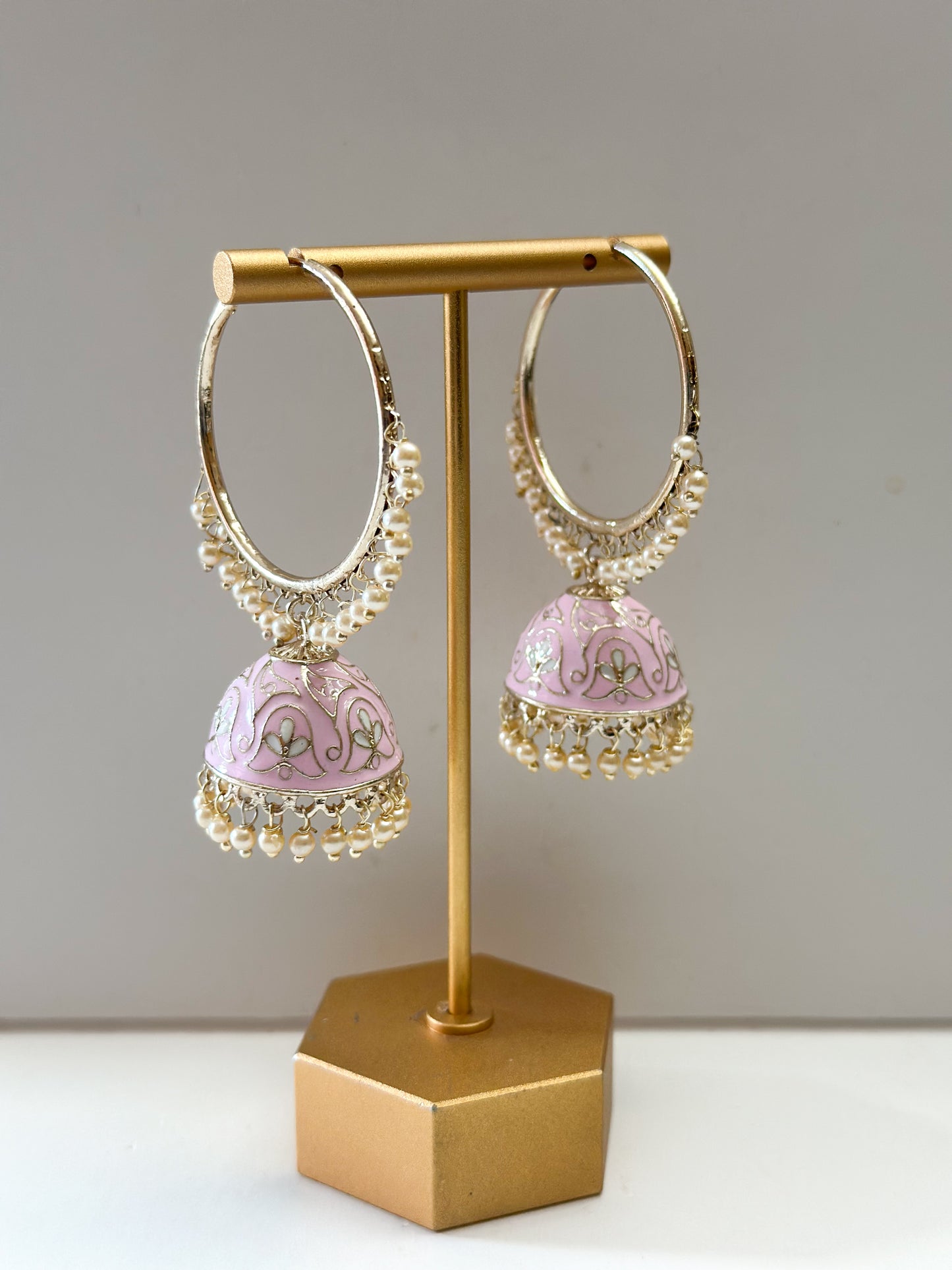 Pihu Meenakari Bali Earrings