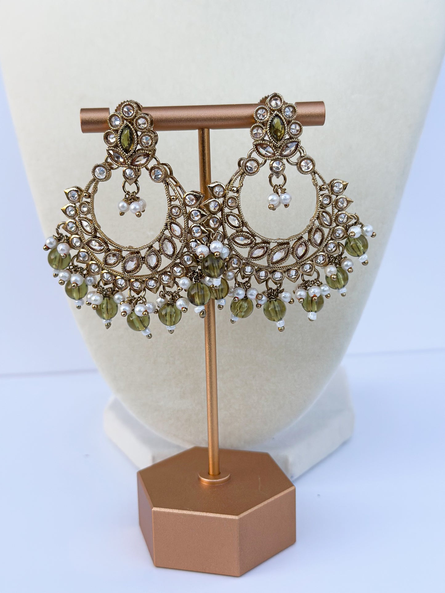 Ava Necklace Set (Includes Earrings & Tikka)