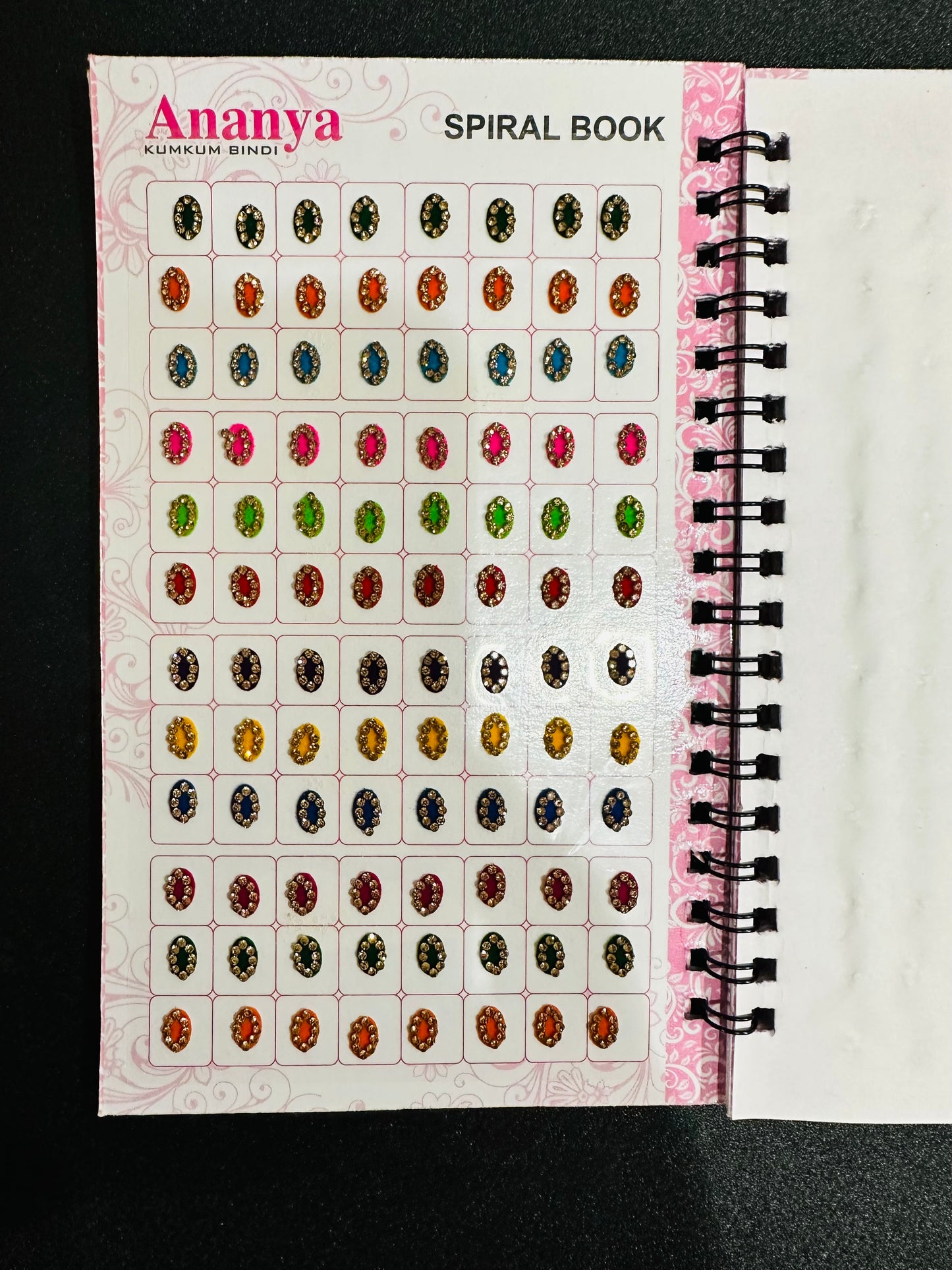 Ananya Kumkum Bindi Book (Designer) - 960 Bindis (Mix)