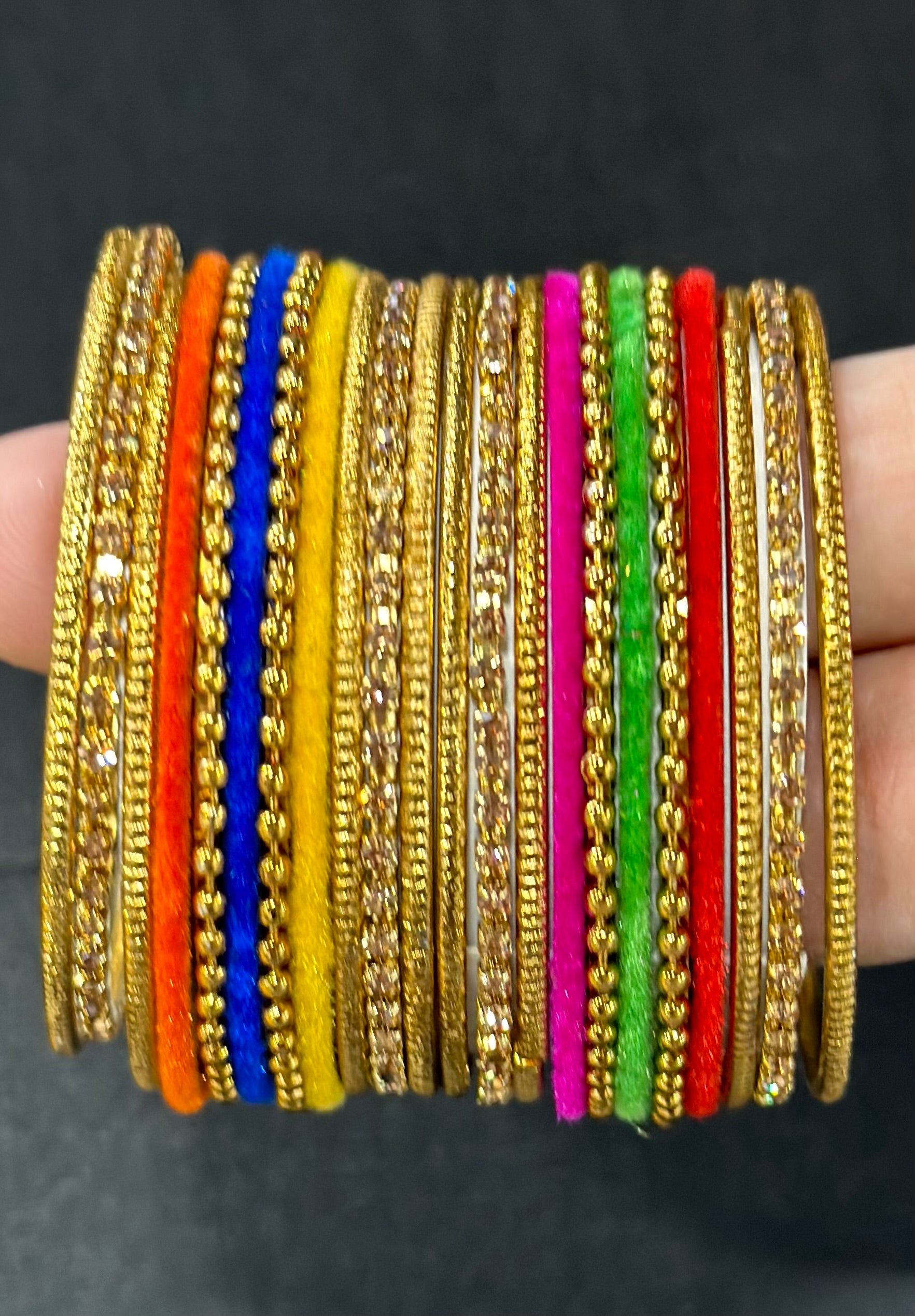Heena Kids Multi Color Metal Bangles