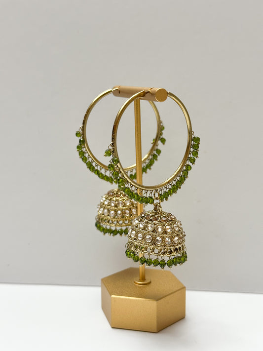 Palak Jhumki Bali Earrings
