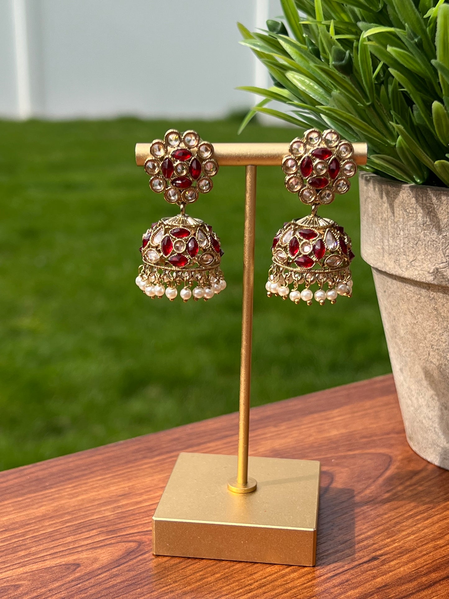 Nisha Jhumki Earrings