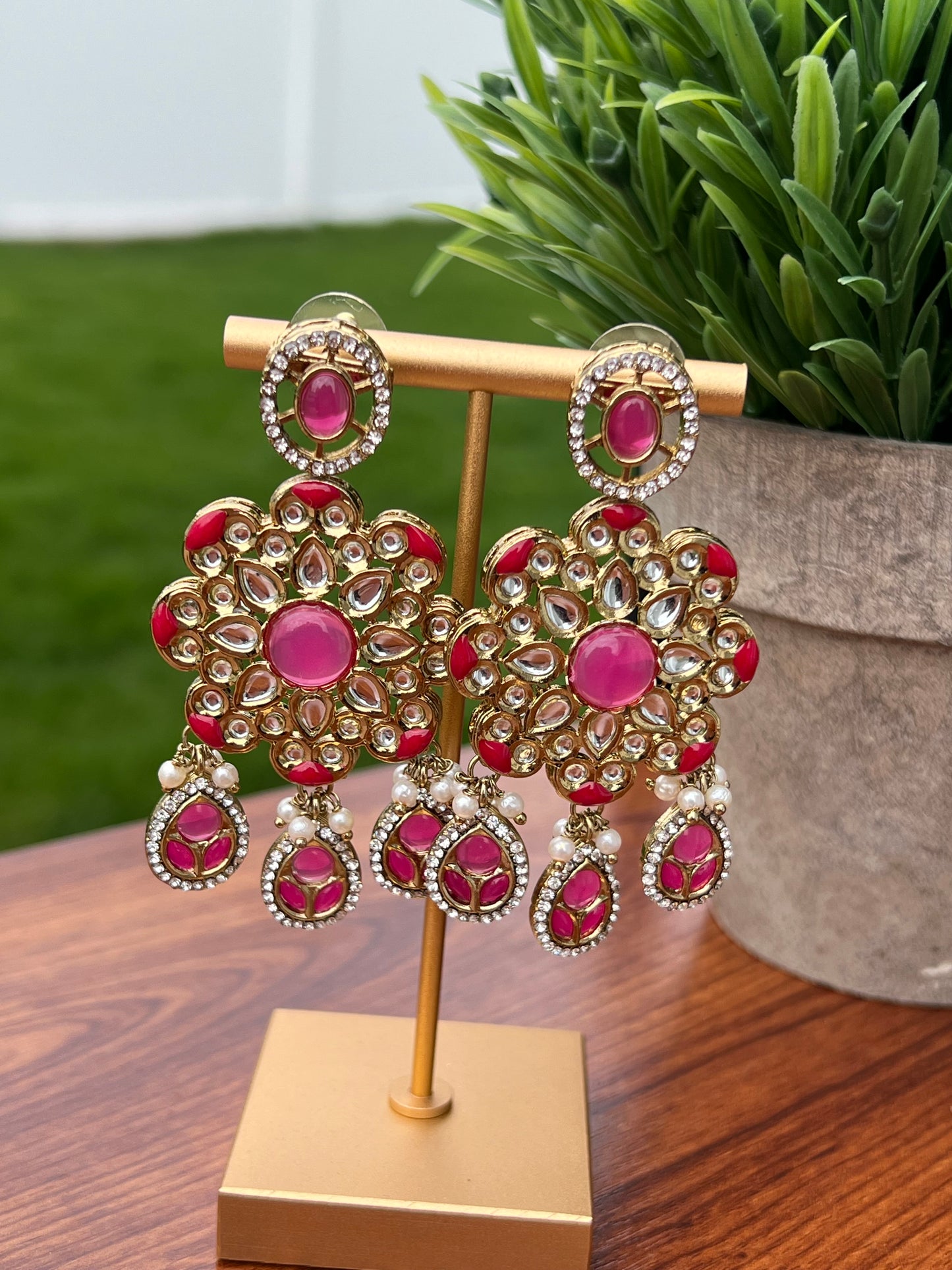 Raha Polki Earrings