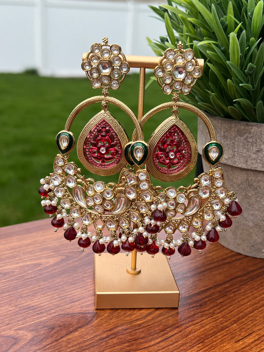 Priya Kundan Earrings