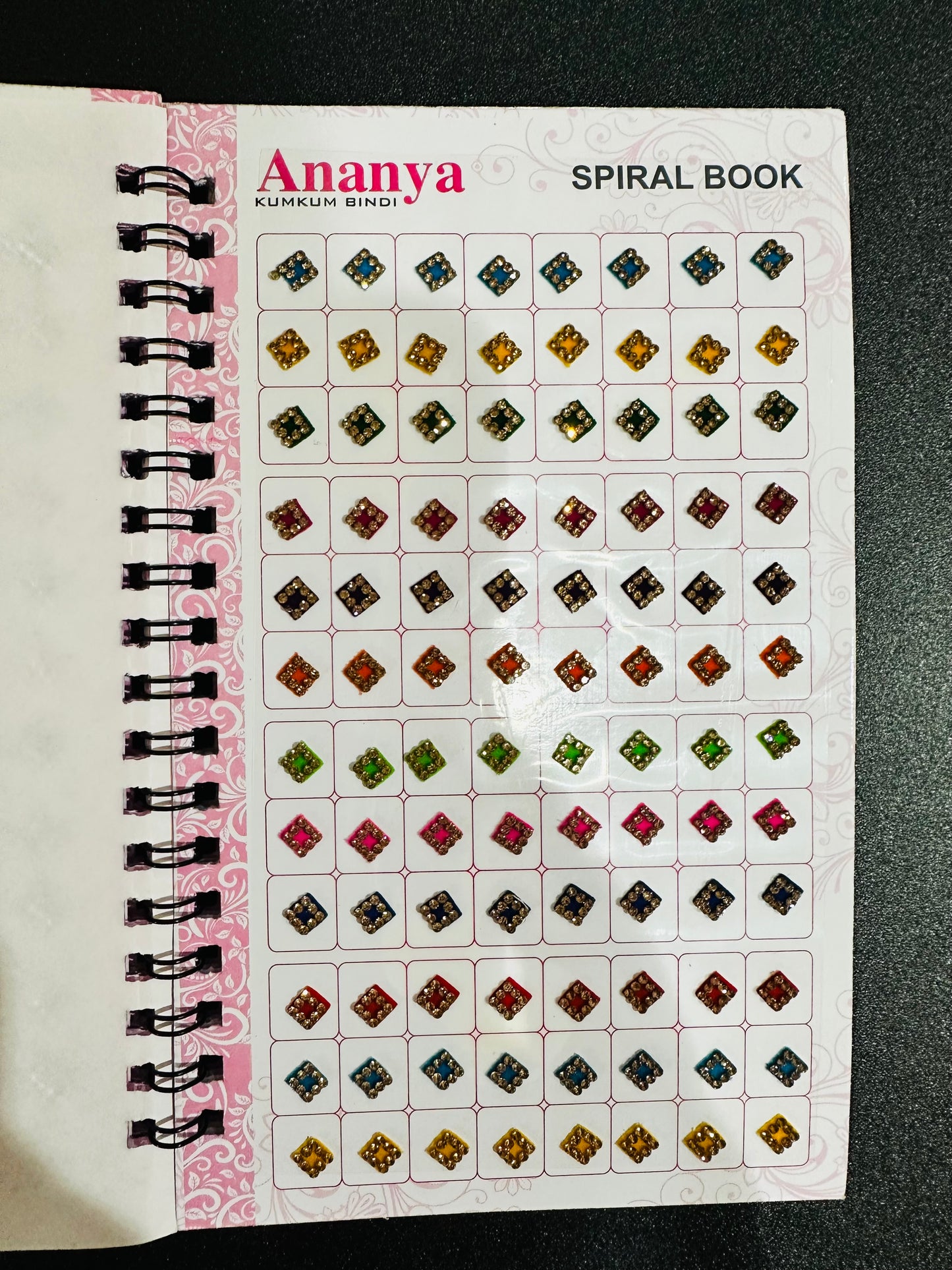 Ananya Kumkum Bindi Book (Designer) - 960 Bindis (Mix)