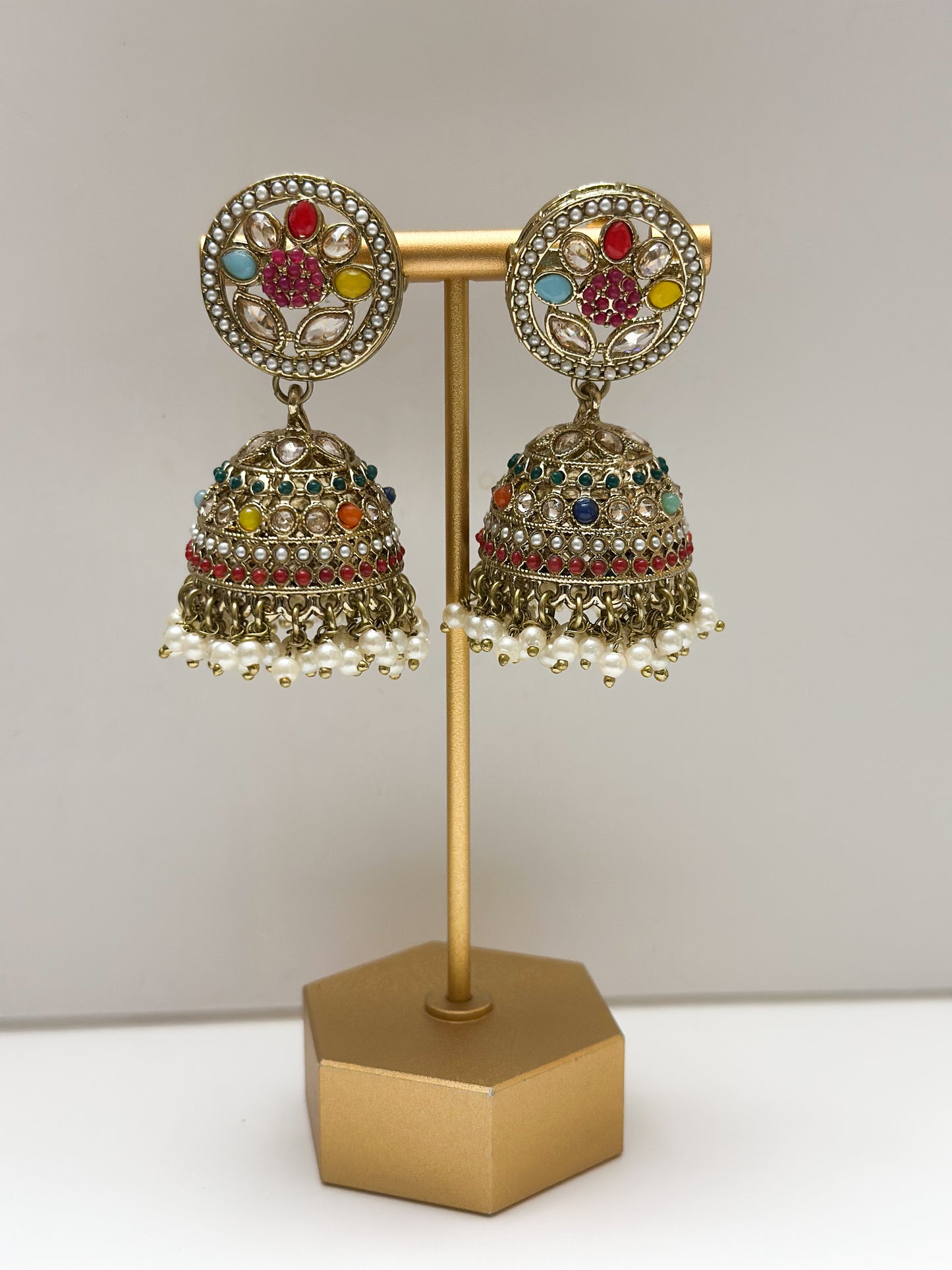 Payal Waterfall Necklace Set (Includes Earrings & Tikka)