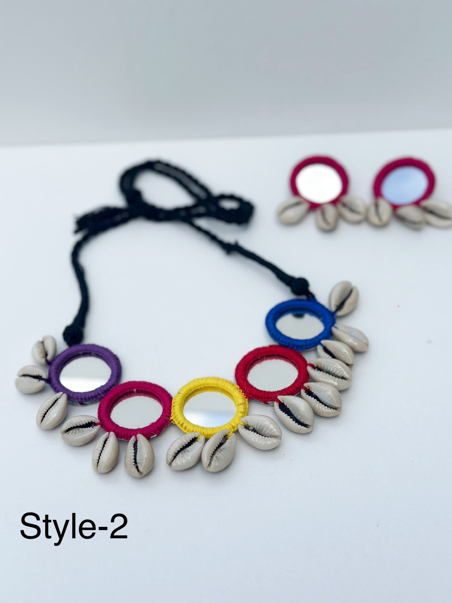 Falguni Navratri Garba Handmade Necklace with Earrings