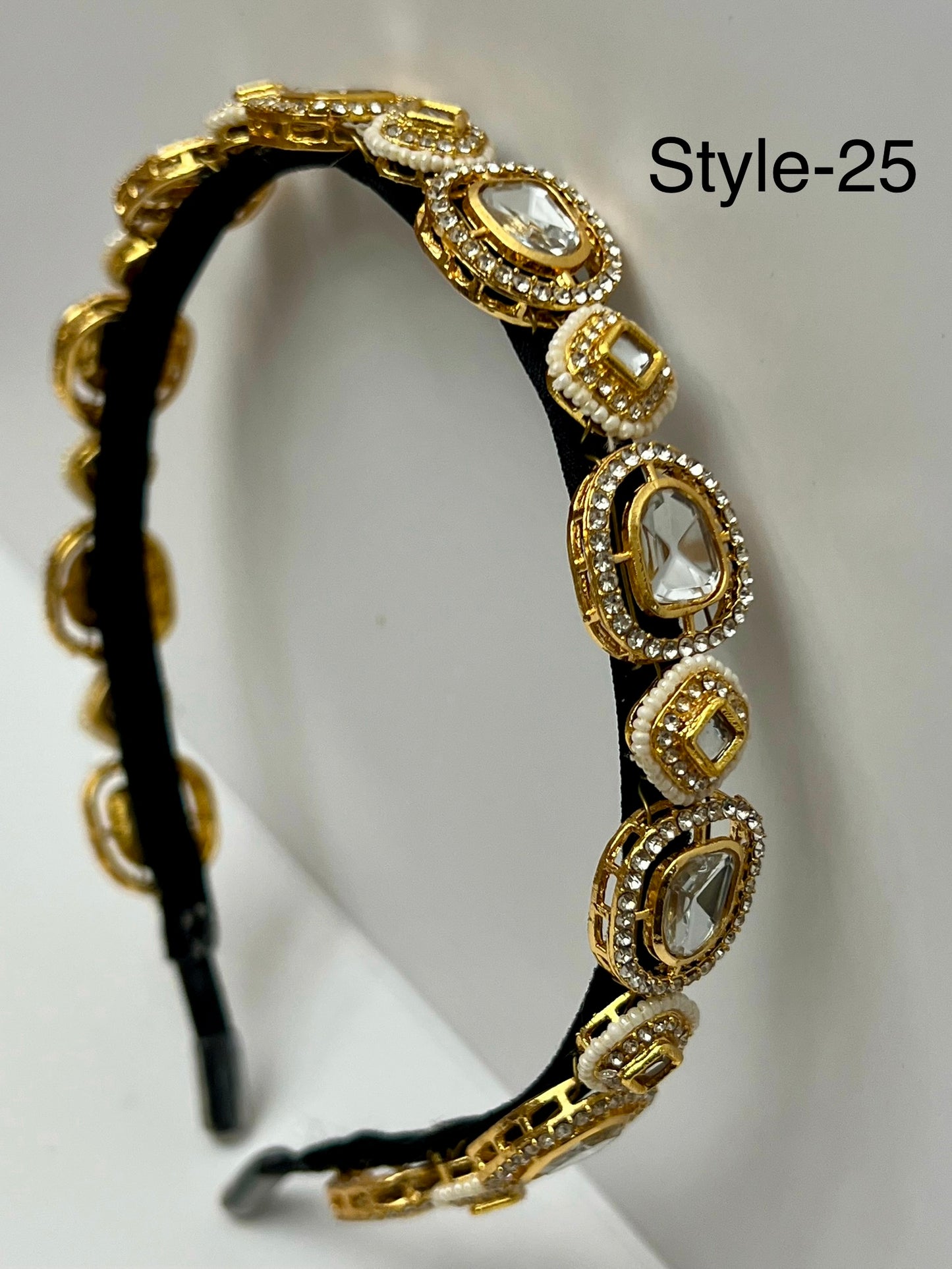 Handmade Kundan Headband / Hairband