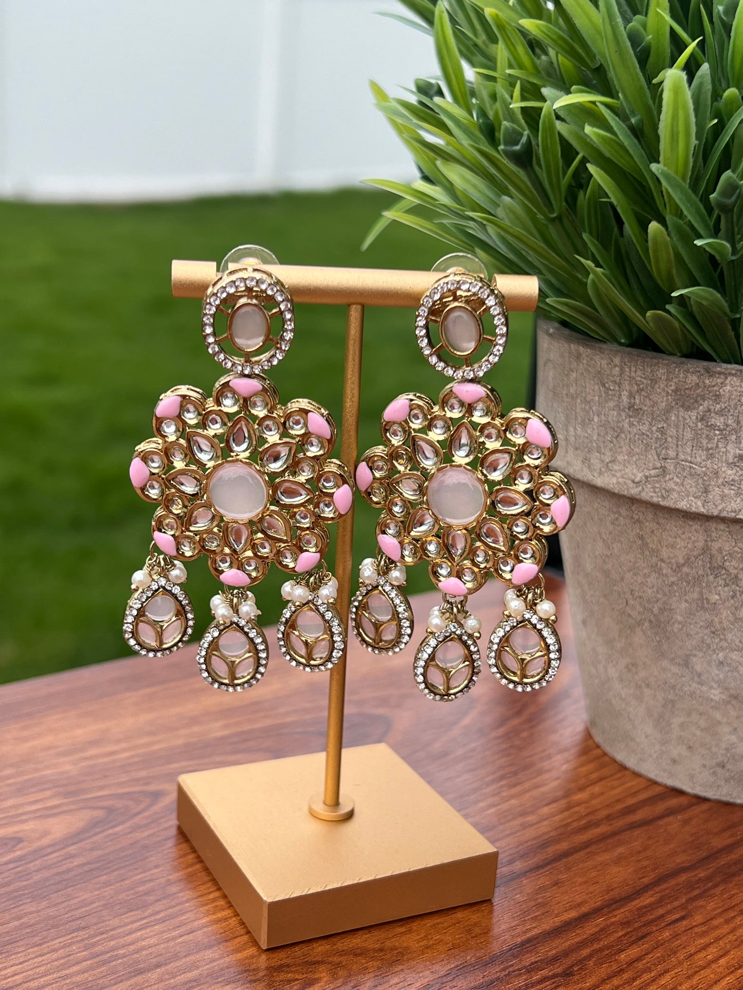 Raha Polki Earrings