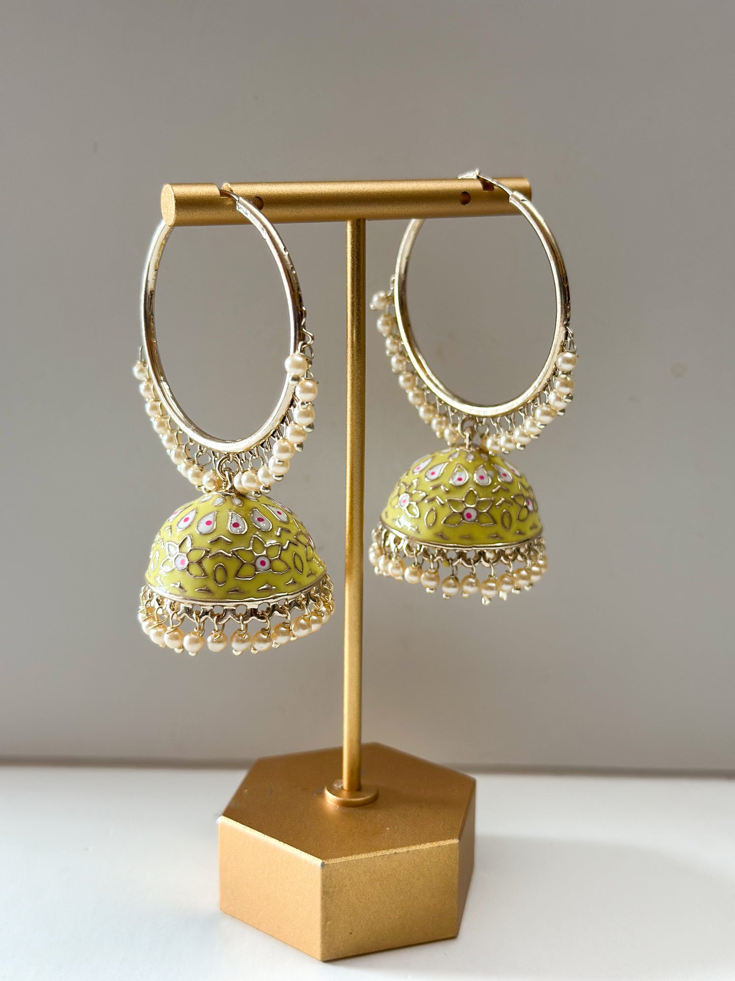 Avi Meenakari Bali Earrings