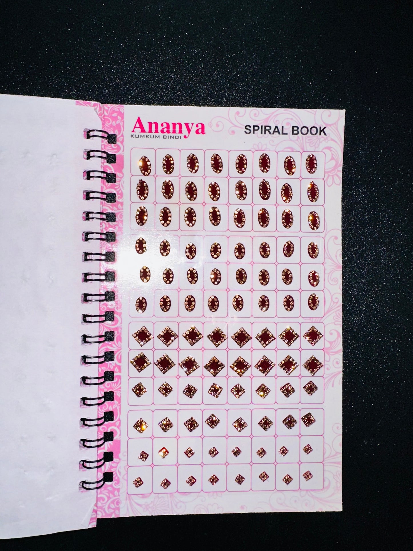Ananya Kumkum Bindi Book (Designer) - 960 Bindis (Mix)