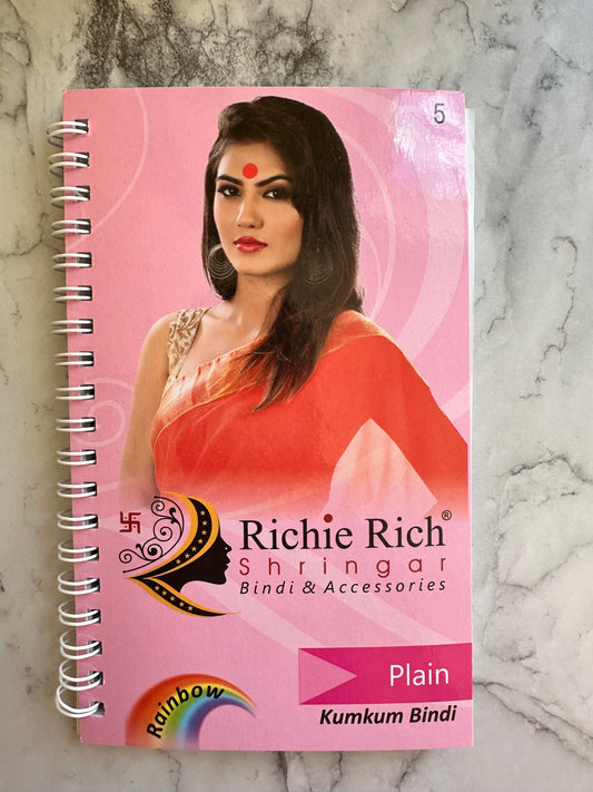 Richie Rich Kumkum Bindi Book (Plain) - 960 Bindis