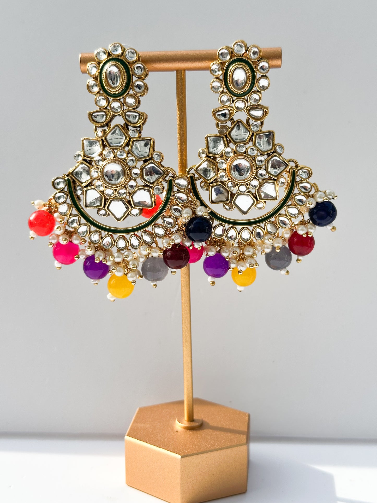 Sukoon Kundan Necklace Set (Includes Earrings & Tikka)