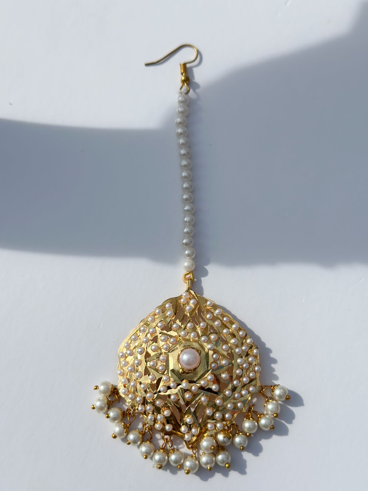 Aarzu Jadau Necklace Set (Includes Earrings & Tikka)