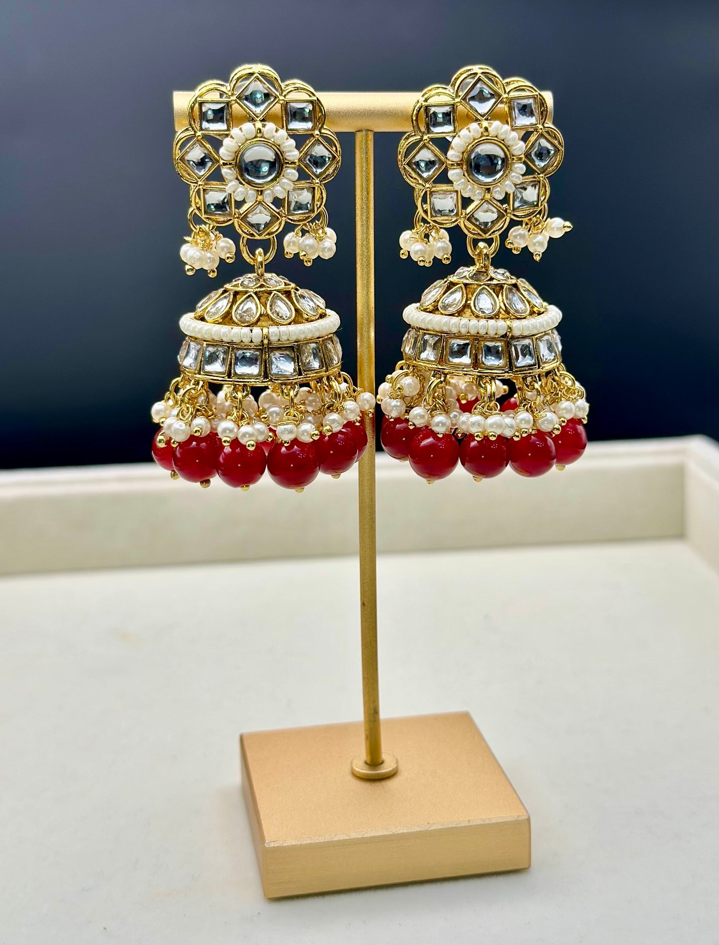 Mandira Necklace Set (Includes Earrings & Tikka)