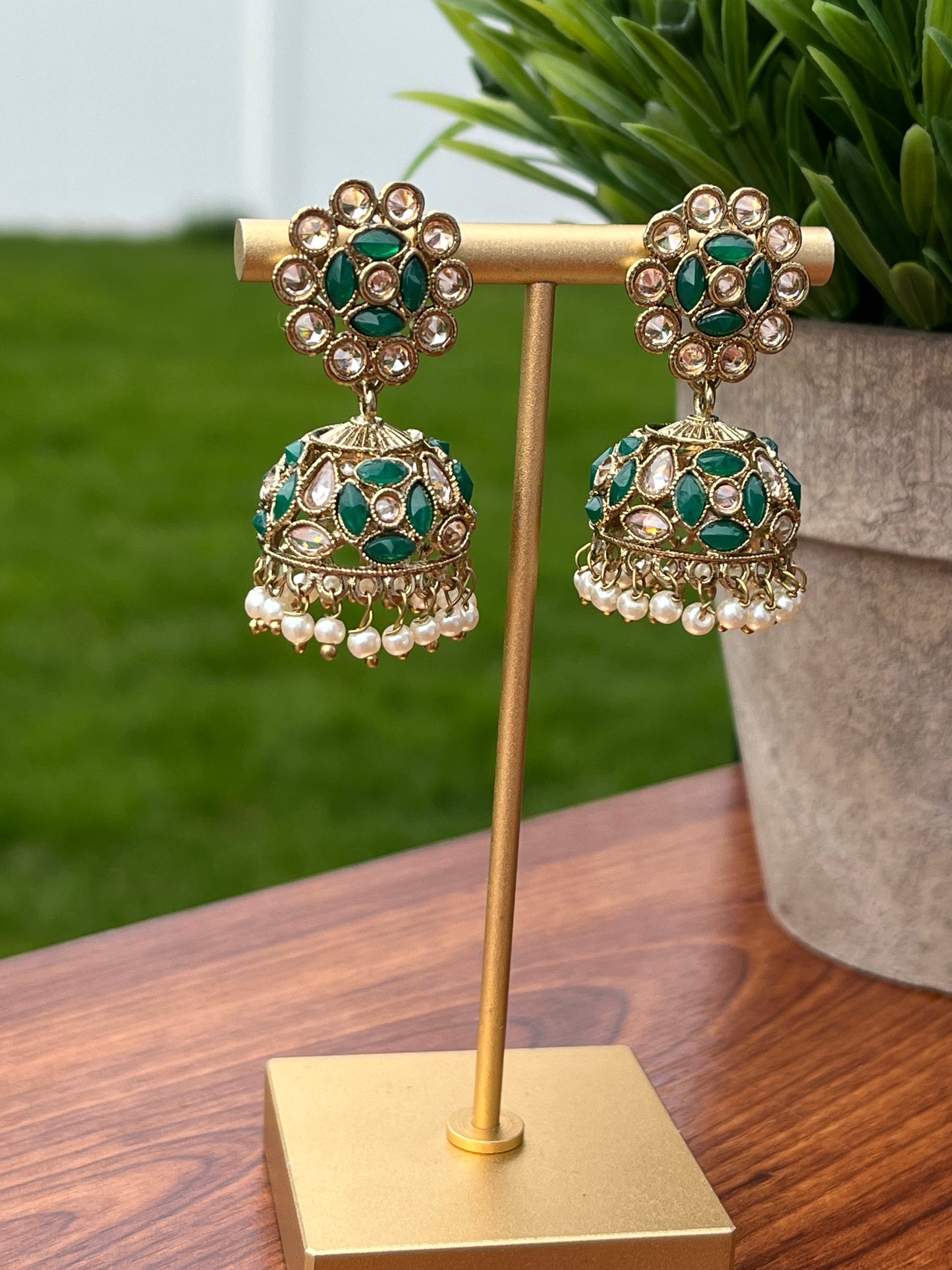 Nisha Jhumki Earrings