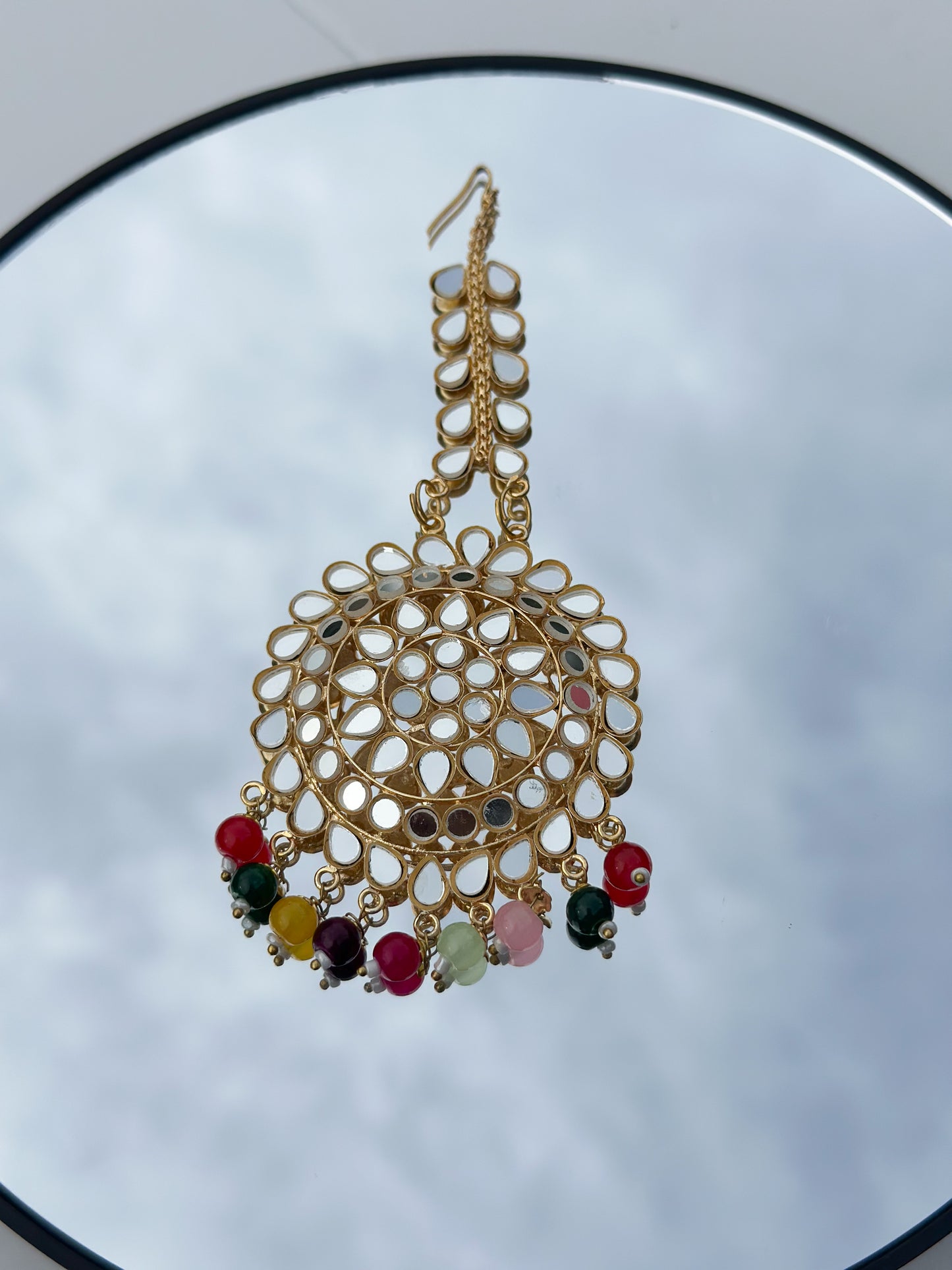 Tanvi Sahara Earrings and Tikka Set