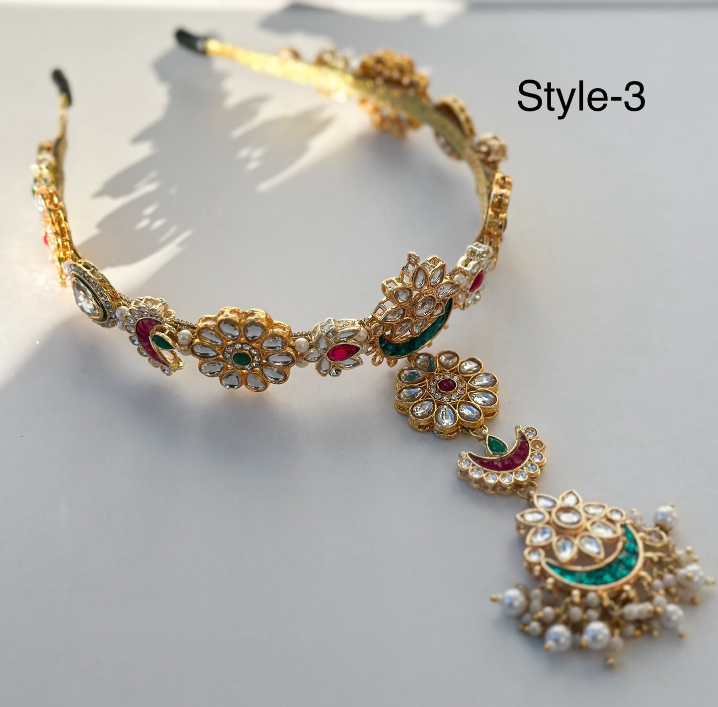 Kashvi Kundan Tikka Headband / Hairband