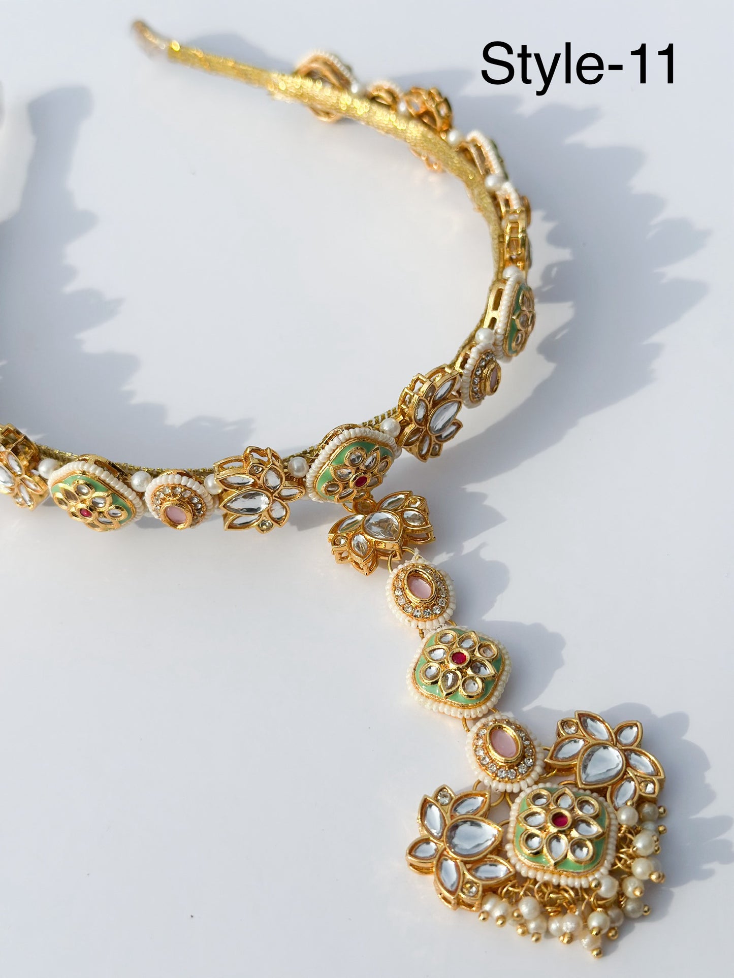 Kashvi Kundan Tikka Headband / Hairband