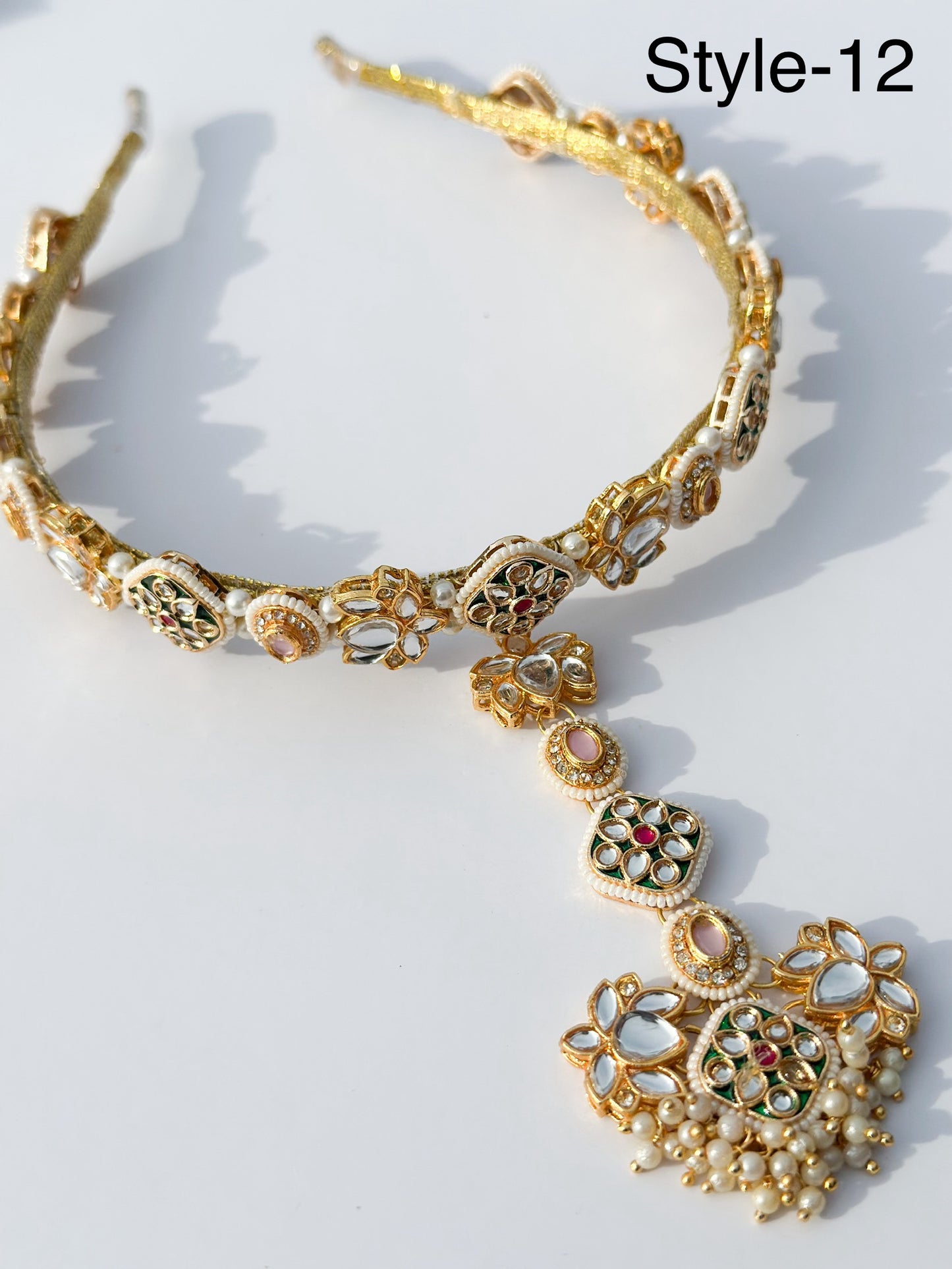 Kashvi Kundan Tikka Headband / Hairband