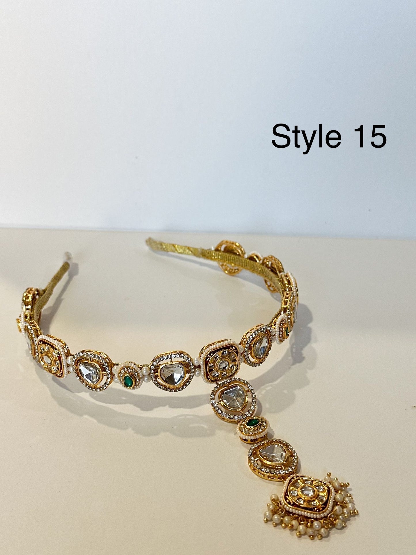 Kashvi Kundan Tikka Headband / Hairband