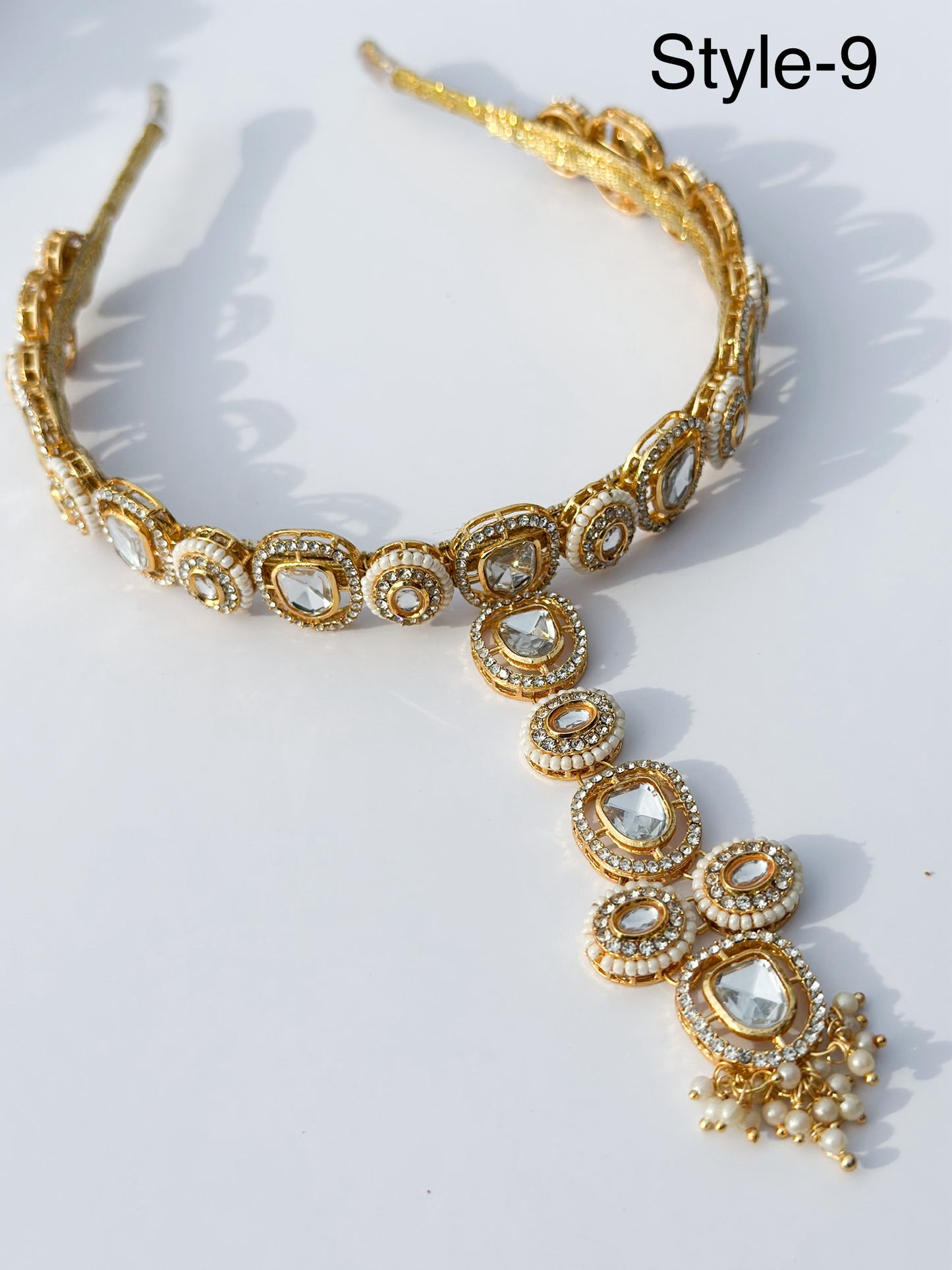 Kashvi Kundan Tikka Headband / Hairband