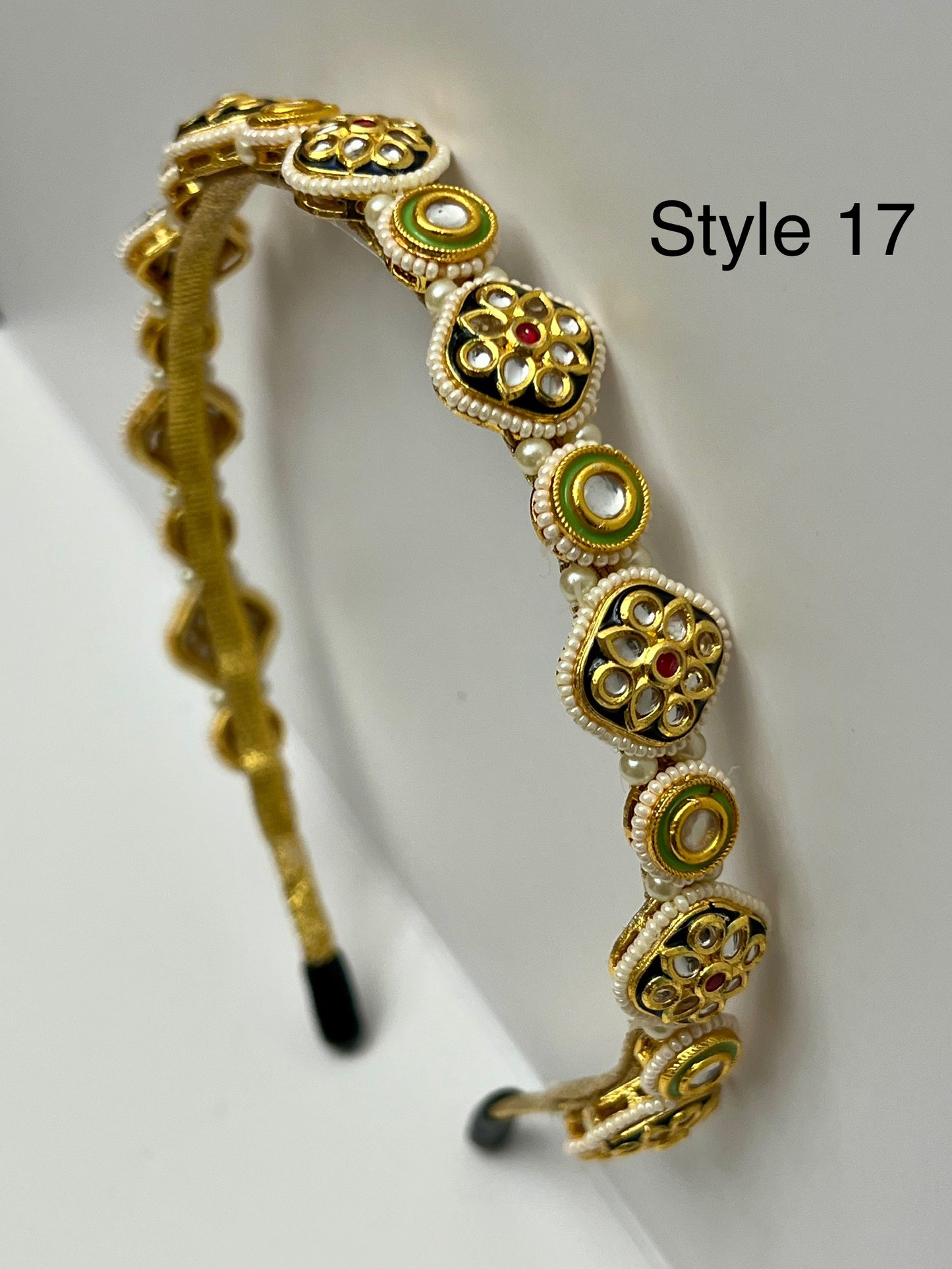 Handmade Kundan Headband / Hairband