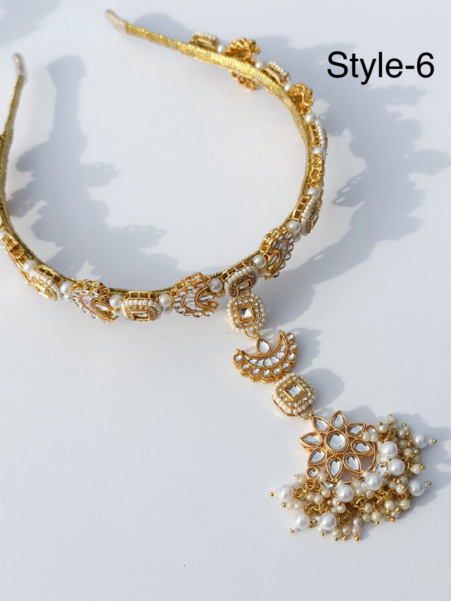 Kashvi Kundan Tikka Headband / Hairband