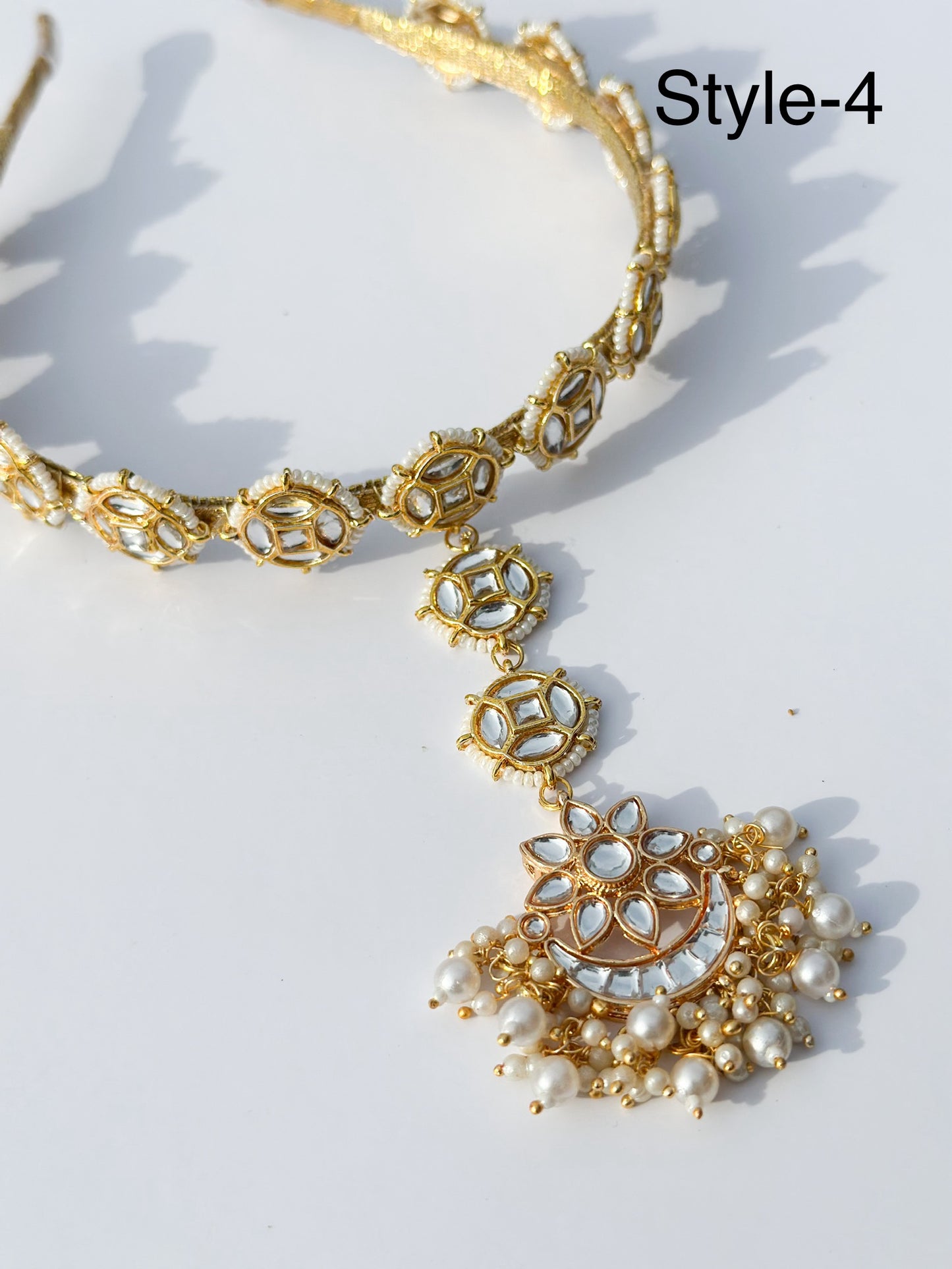 Kashvi Kundan Tikka Headband / Hairband