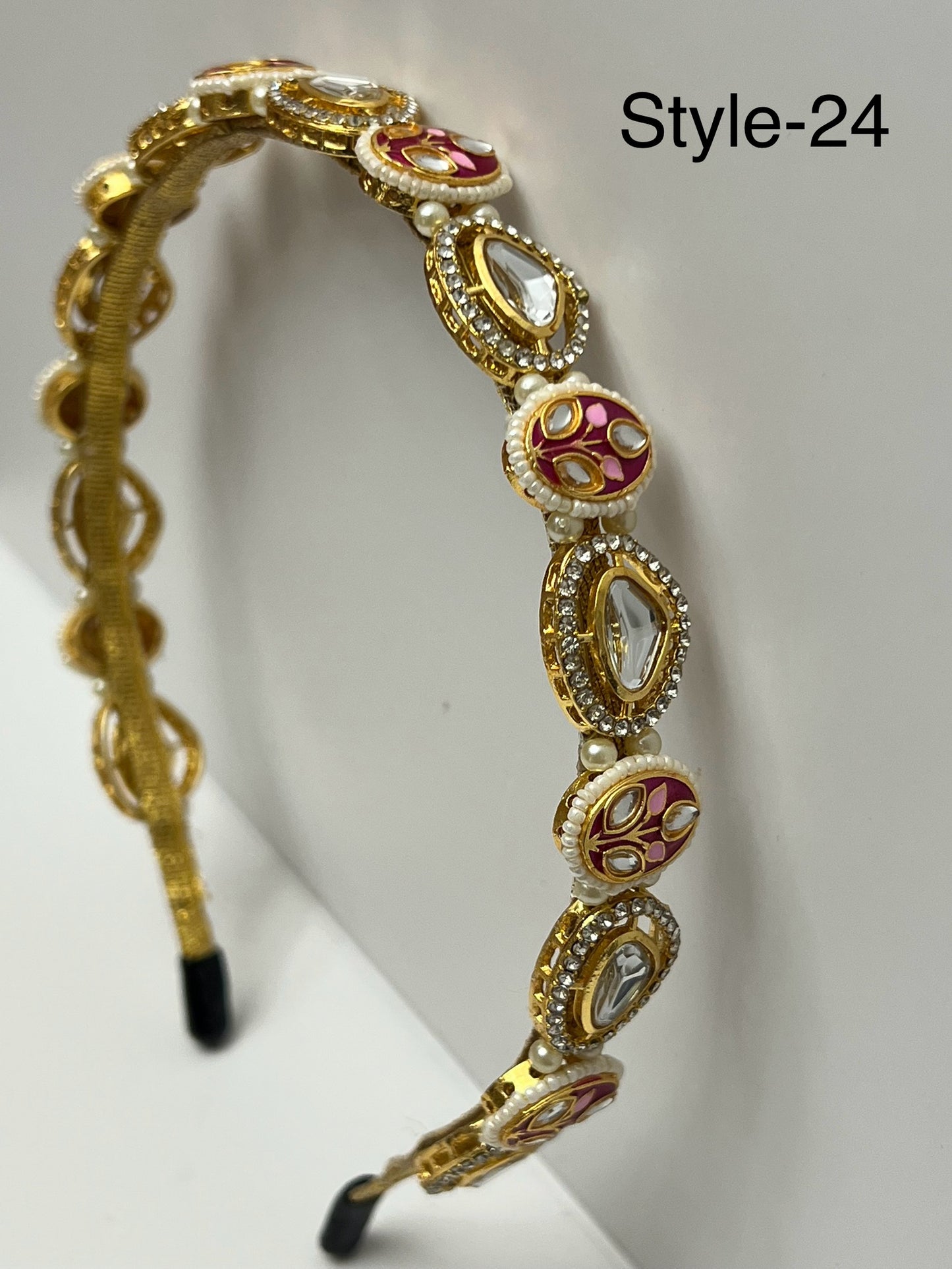 Handmade Kundan Headband / Hairband