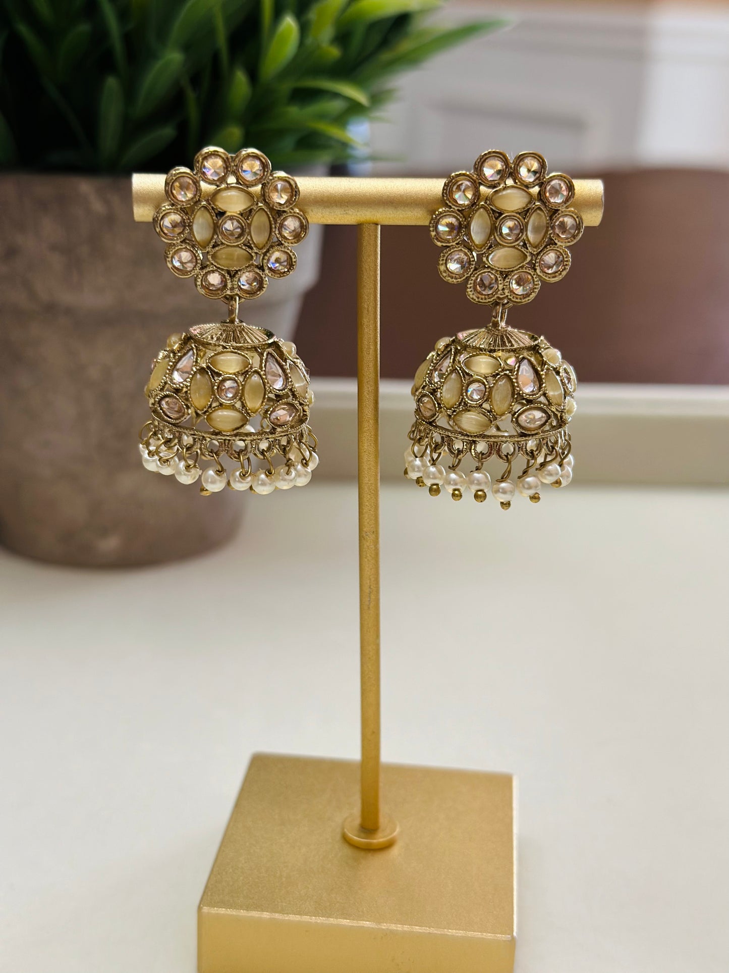Nisha Jhumki Earrings
