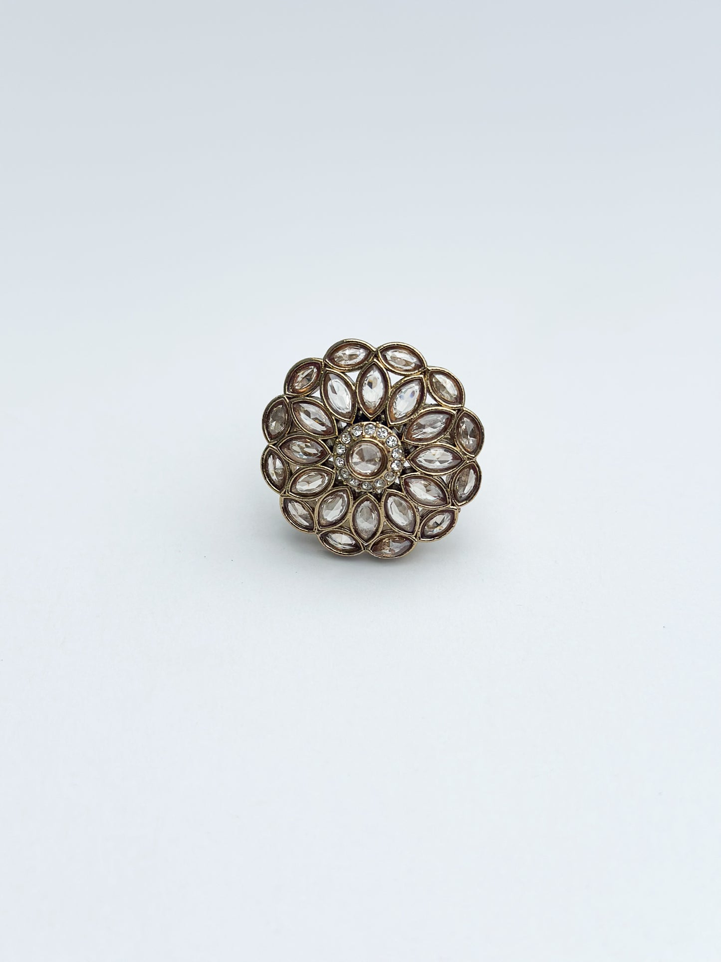 Mia Adjustable Polki Ring