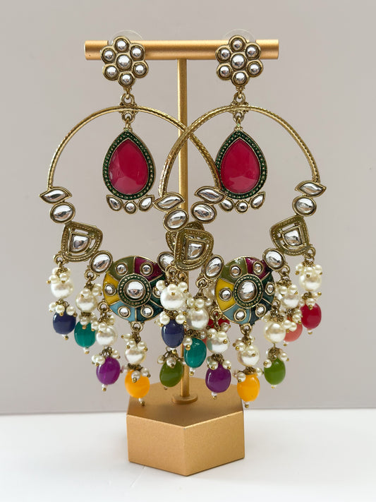 Mohini Kundan Earrings