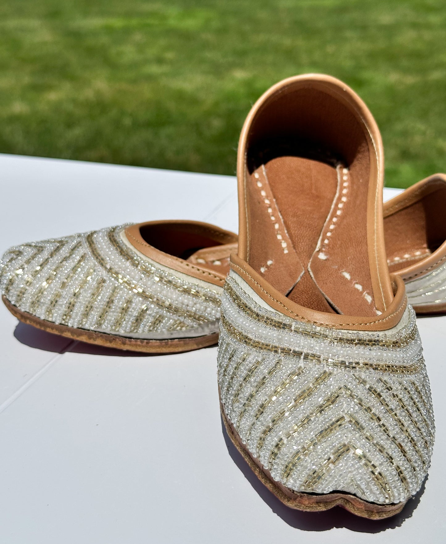 Jasmine Handcrafted Double Cushioned Women Jutti