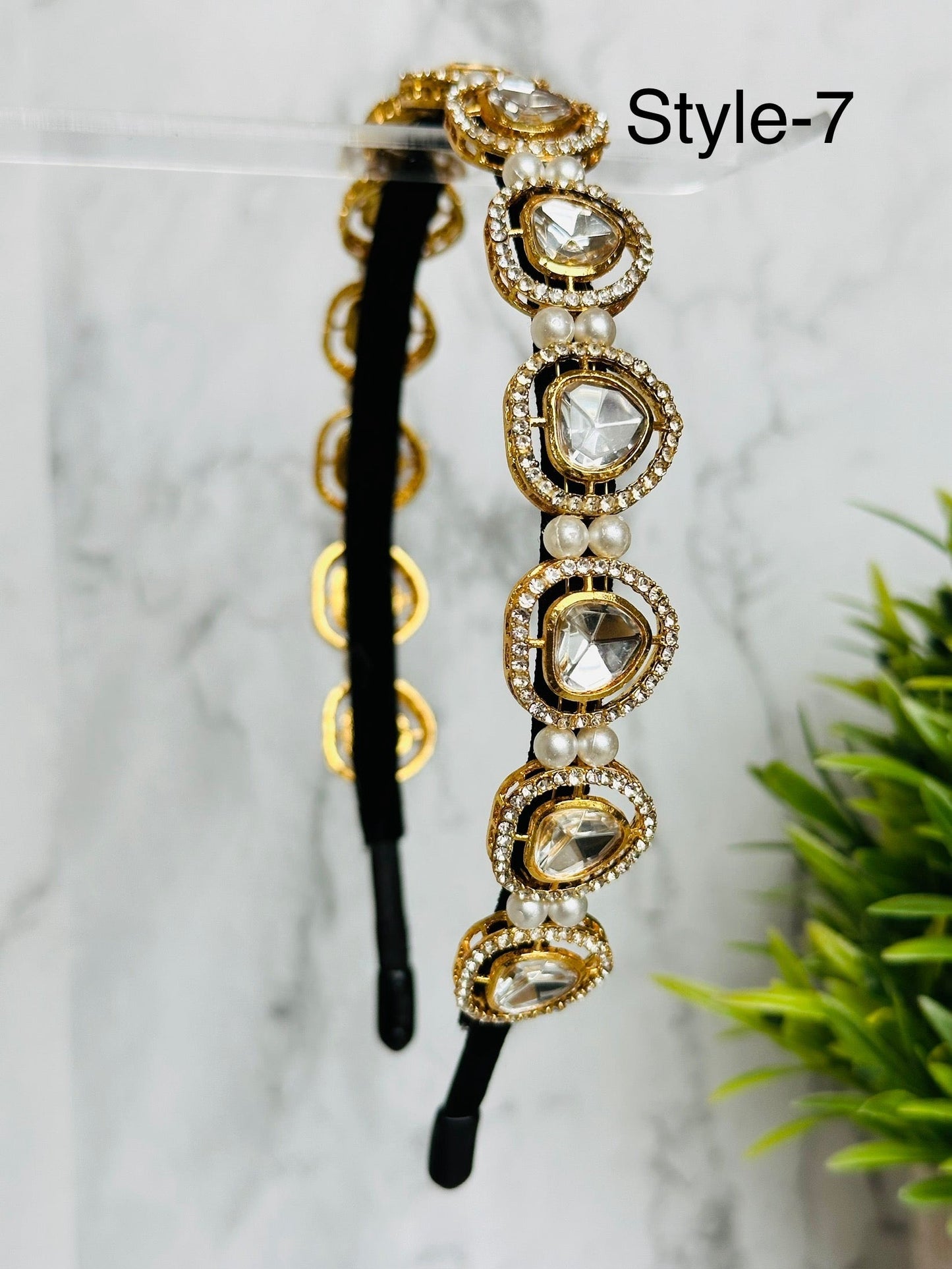 Kyra Kids Handmade Kundan Headband / Hairband