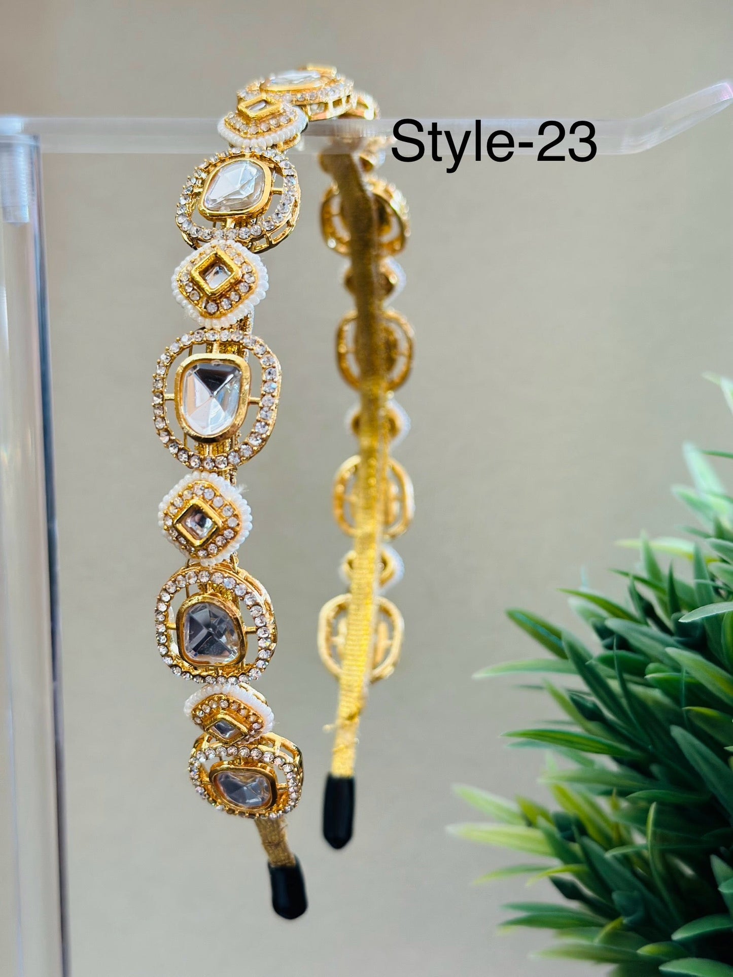 Kyra Kids Handmade Kundan Headband / Hairband