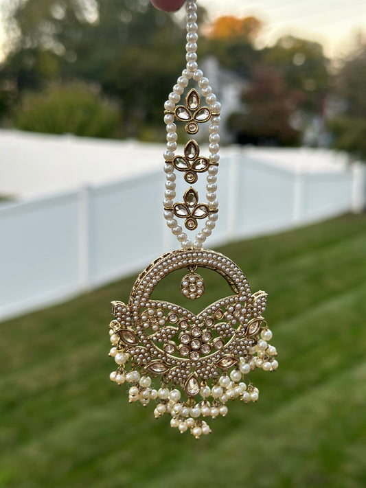 Kyra Necklace Set (Includes Earrings & Tikka)