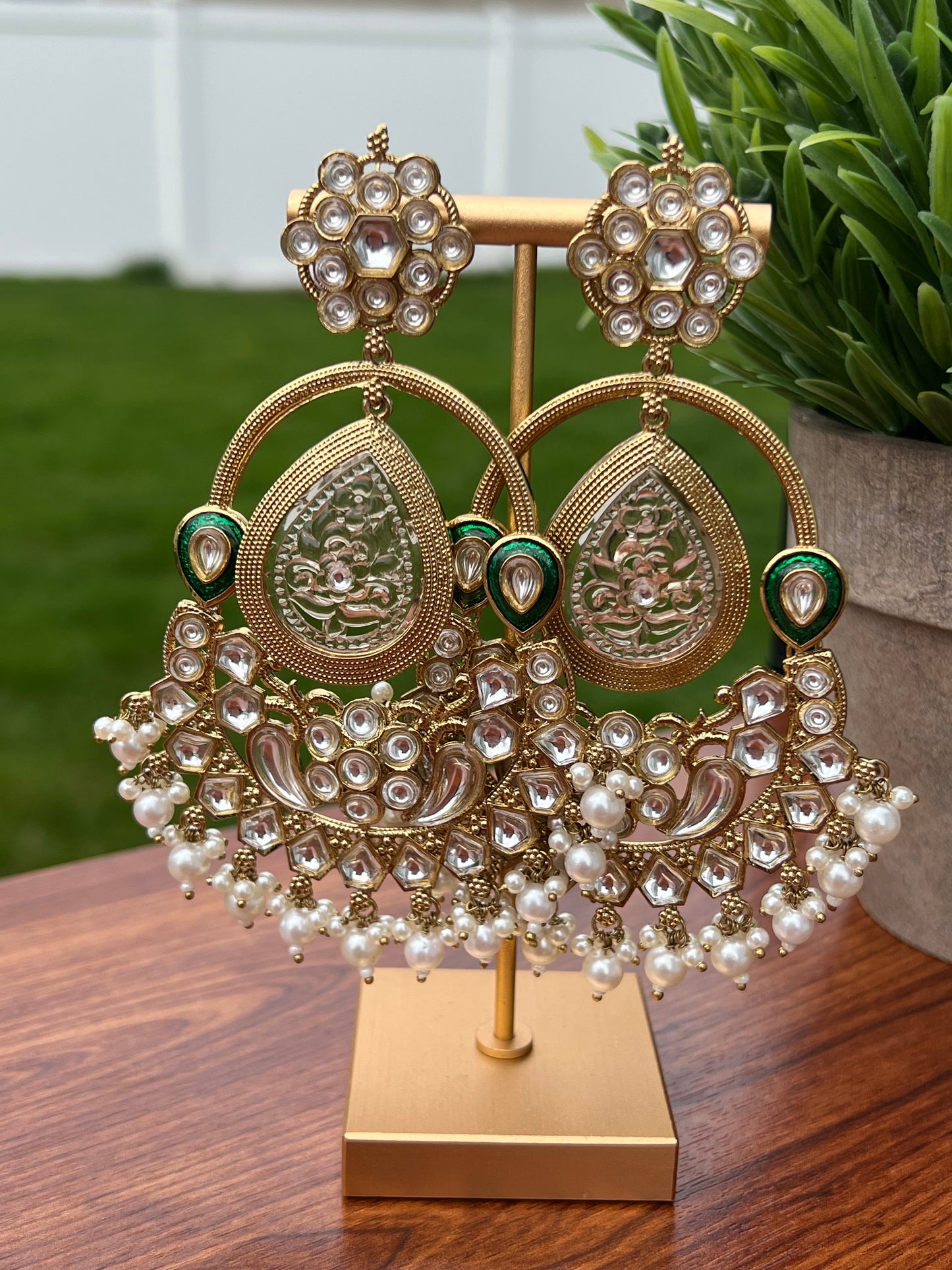 Priya Kundan Earrings