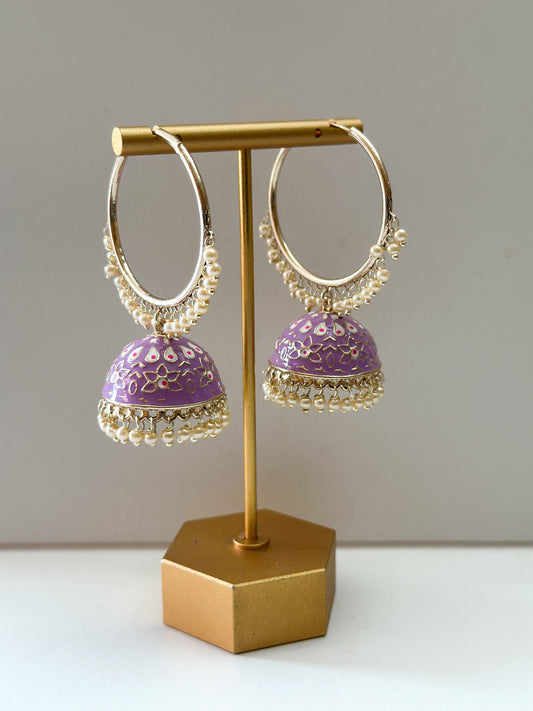Avi Meenakari Bali Earrings