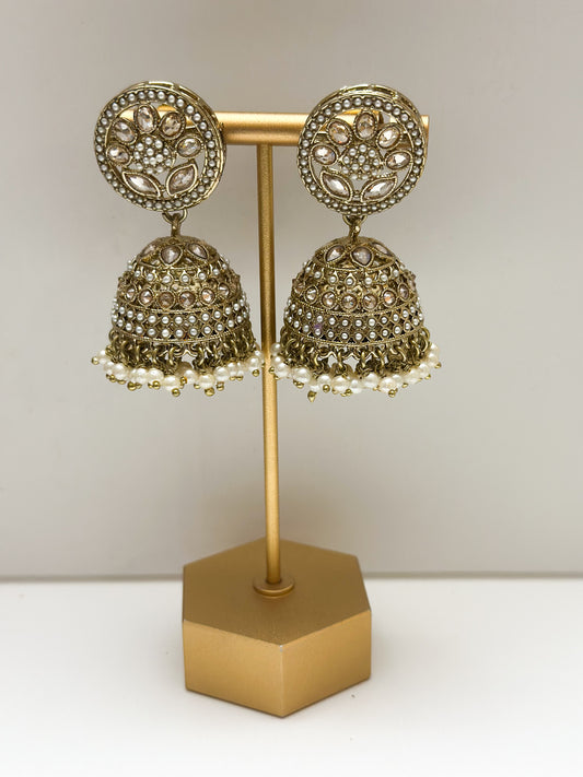 Payal Waterfall Necklace Set (Includes Earrings & Tikka)