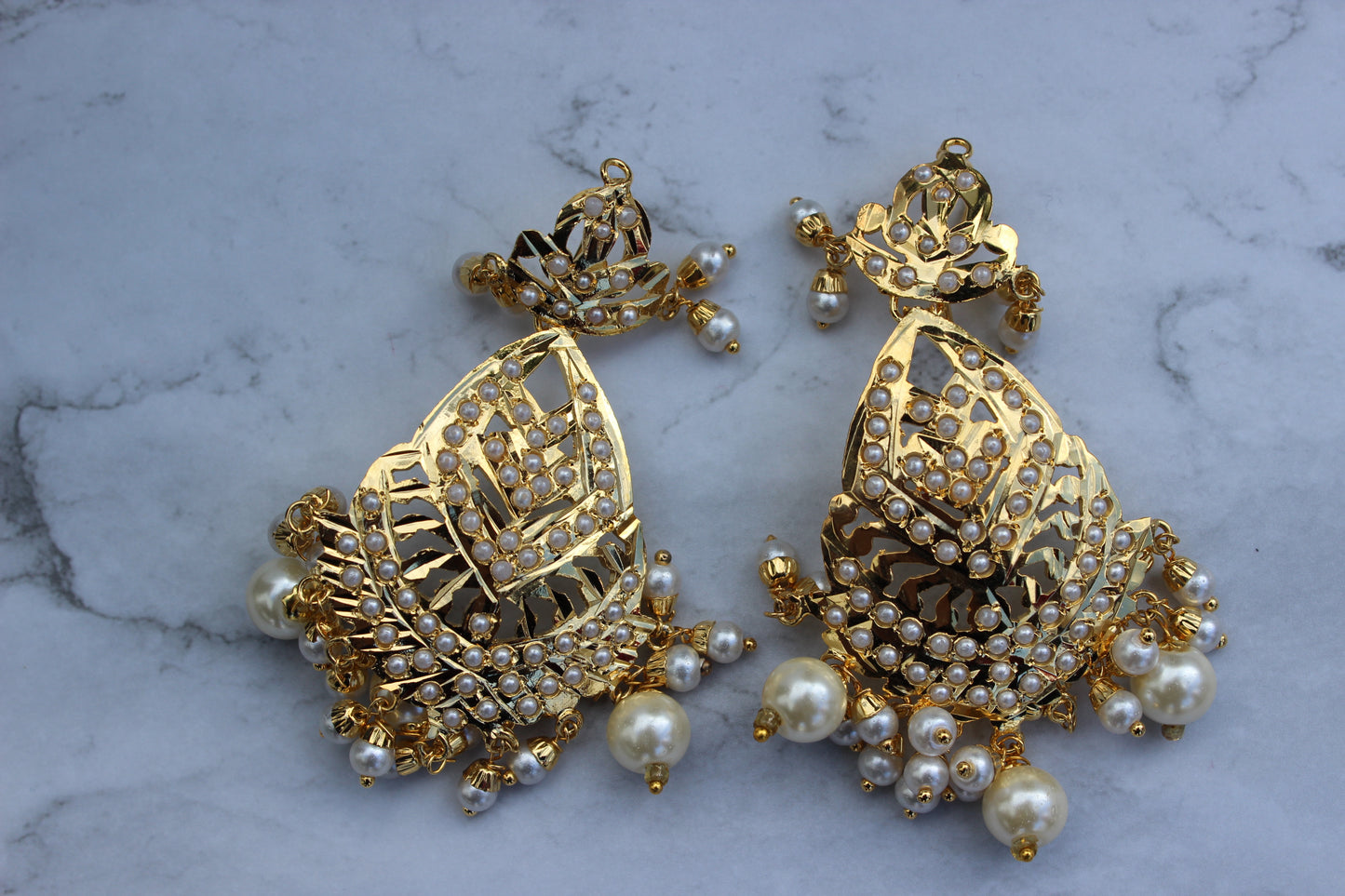 1 gm Gold Jadau Necklace Set (Includes Earrings & Tikka)