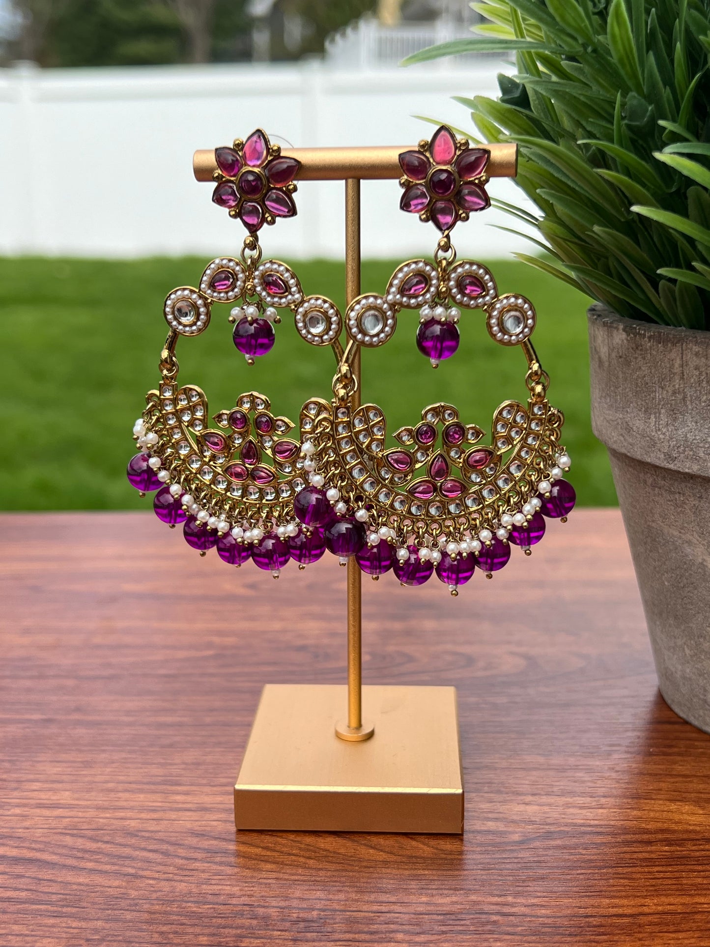 Aashvi Kundan Earrings