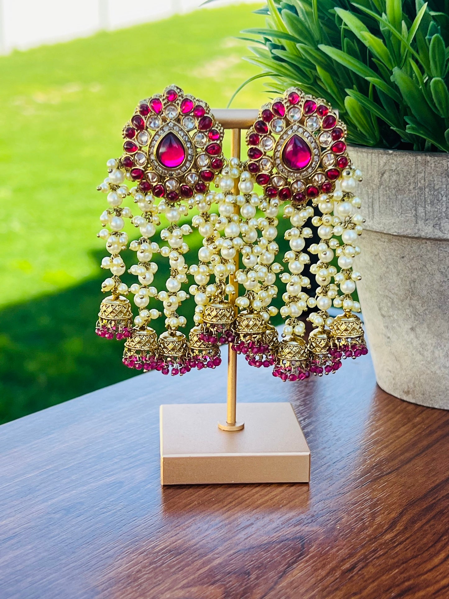 Kiara Kundan Earrings