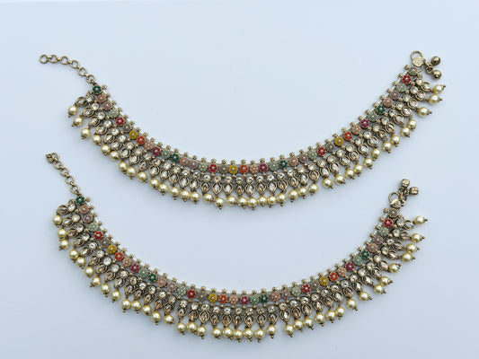 Bhumi Multicolor Payal/Anklet