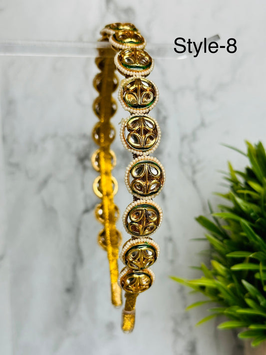 Myra Adult Handmade Kundan Headband / Hairband