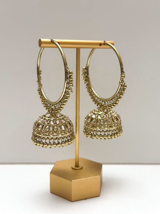 Isha Jhumki Bali Earrings