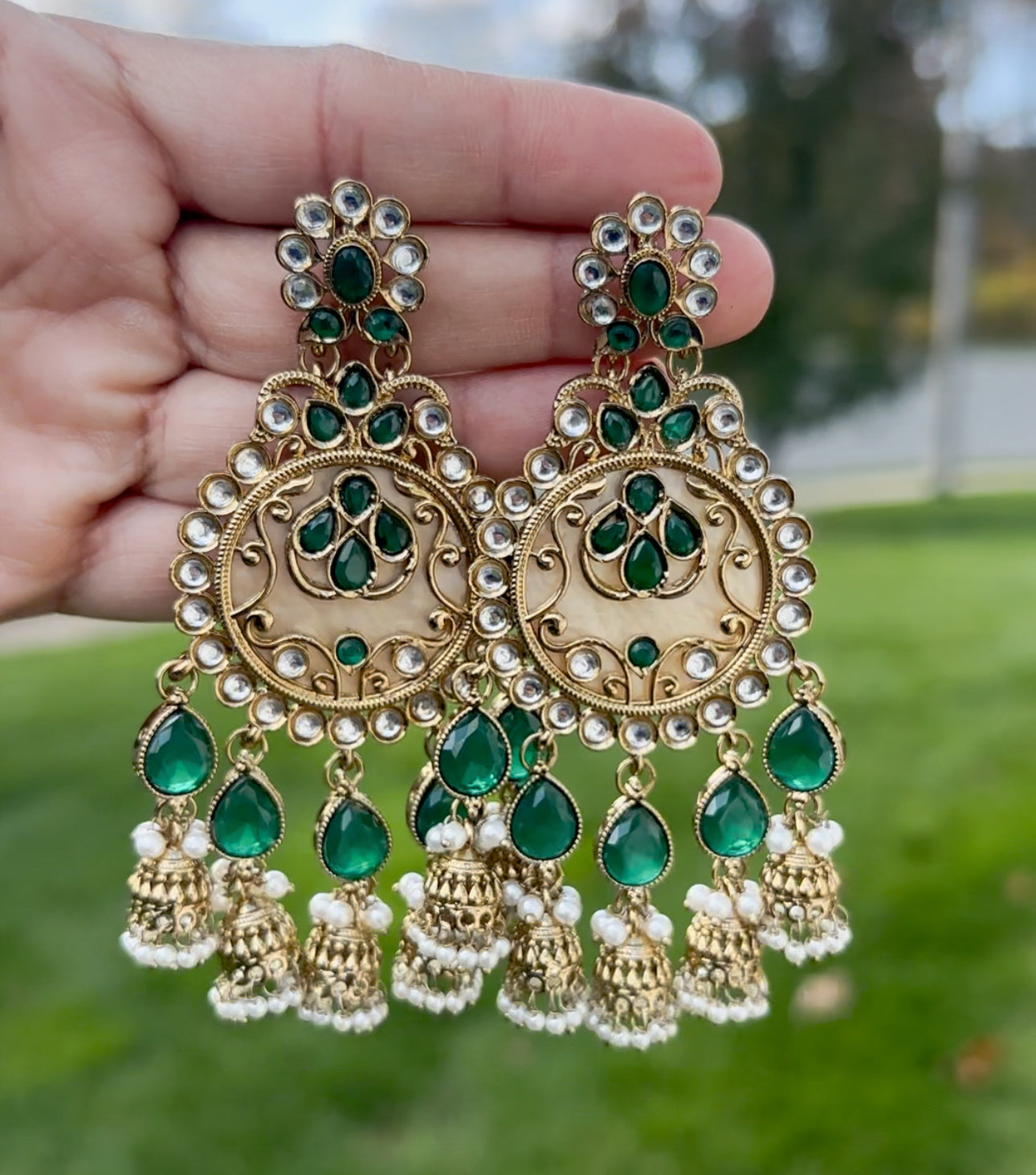 Maya Polki Earrings