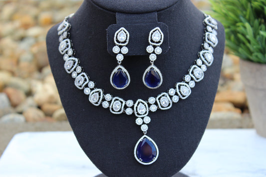 AD Necklace Set - Stone Pendant